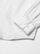Boys' Big Long Sleeve Slim Fit Dress Shirt, Style with Buttoned Cuffs & Shirttail Hem