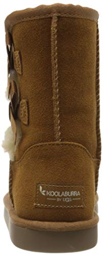 Unisex-Child Victoria Short Boot, Chestnut, 04 Youth US Big Kid