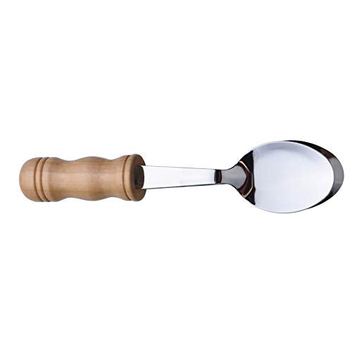 Musical Spoons Percussion Instrument with Wooden Handle, 8 Inch