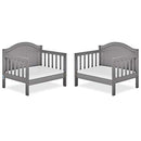 3 In 1 Convertible Toddler Bed in Steel Grey, Greenguard Gold Certified
