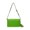 Anne Klein E/W Flap Shoulder w/Horse bit, Grass Green
