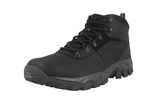 Columbia Men's Newton Ridge Plus II Waterproof, Black/Black, 11