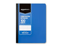 Wide Ruled Composition Notebook, 100 Sheet, Assorted Solid Colors, 4-Pack