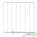 Evelots Closet Wood Shelf Divider-New Extra Brackets for Stability-Steel-Set/8