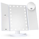Makeup Mirror Vanity Mirror with Lights, 2X 3X 10X Magnification, Lighted