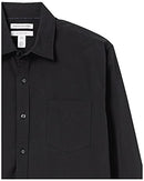 Men's Regular-Fit Long-Sleeve Solid Casual Poplin Shirt