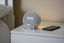 Bluetooth Digital Alarm Clock with Dual USB Charging and Ambient Nightlight for Kids