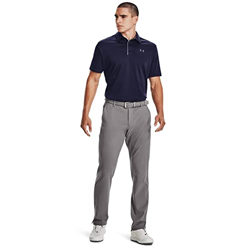 Under Armour Men's Tech Golf Polo , Midnight Navy (410)/Graphite , Large