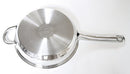 Cook N Home 12-Piece Stainless Steel Cookware Set, Silver