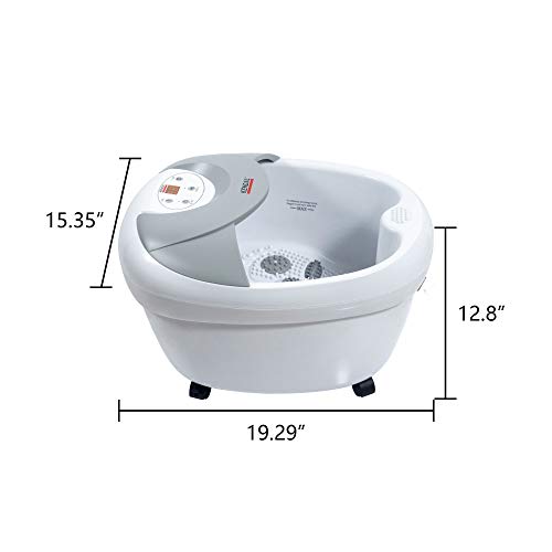 All in one Large Foot Spa Bath Massager W/Heat, Digital time and Temperature Control