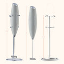 Powerful Handheld Milk Frother, Mini Milk Foamer, Battery Operated Stainless Steel Drink