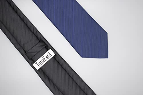 Men's Premium Silk Ties - Vienna Collection (Blue Striped)