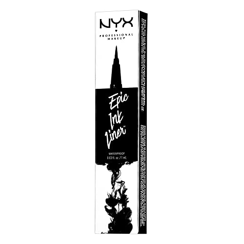 Epic Ink Liner, Waterproof Liquid Eyeliner - Black, Vegan Formula