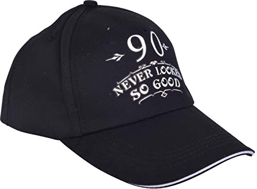 90th Birthday Gifts for Men, 90th Birthday Hat and Sash