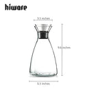 50 Oz Glass Drip-free Carafe with Stainless Steel Hot and Cold Glass Water Pitcher,