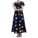 Dresses for Girls 10-12 Short Sleeve Polka Dot Boho Dresses with Belt