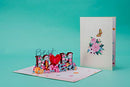 Mothers Day Pop Up Card, Best Mom, For Mother, Wife, Anyone - 5" x 7"