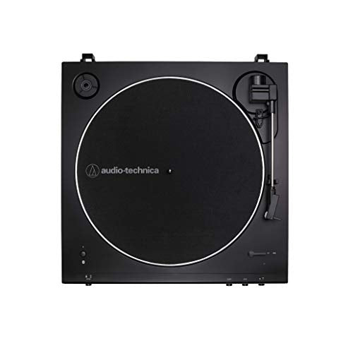 Fully Automatic Bluetooth Belt-Drive Stereo Turntable, Black, Hi-Fi, 2 Speed, Dust Cover, Anti-Resonance