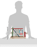 Perfect For Cockatiels, Conures, Parakeets/Budgies – Large Size (Multicolor)