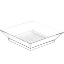 Mini Appetizer Plates and Tear Drop Spoons for Weddings (Clear, 72 Pieces)