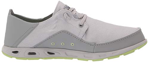 Bahama Vent Relaxed Boat Shoe, Grey Ice/Jade Lime, 12