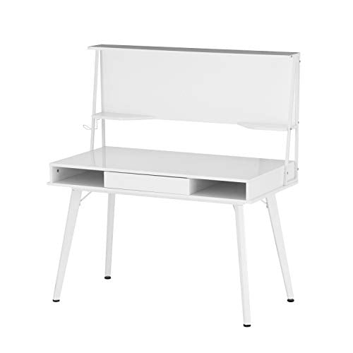 Study Computer Storage & Magnetic Dry Erase White Board Home Office Desk