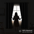 Blackout Window Curtains for Bedroom Living Room, Textured Faux Linen Curtains