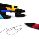 Ballpoint Pens Black Ink 1mm Medium Point Work Pen, 6-pack (Black ink)