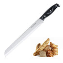 Little Cook Bread Knife with Cover, 10 inch serrated bread knife