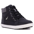 Nautica Kids Murray Sneaker-Lace Up Fashion Shoe- Boot Like High Top