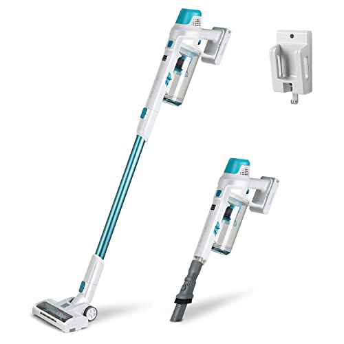 Cordless Stick Vacuum 1L Capacity Lightweight Cleaner 2-Speed Power Suction LED Headlight