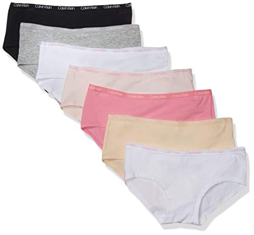 Kids Modern Cotton Hipster Panties Value Pack -7 Pack, Large