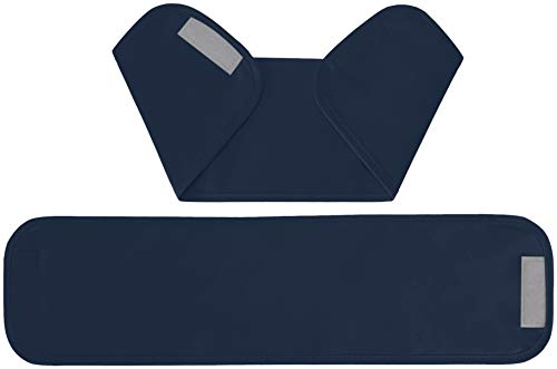 Room Darkening Blackout Window Curtains with Grommets - 52 x 96-Inch, Navy, 2 Panels