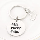 Poppy Gifts Best Poppy Ever Keyring Poppy Keychain