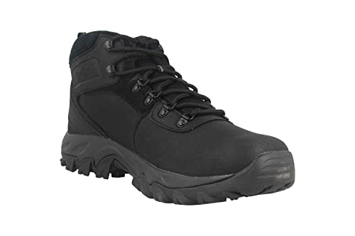 Columbia Men's Newton Ridge Plus II Waterproof, Black/Black, 11