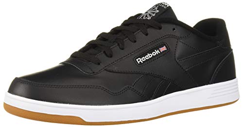 Reebok Men Club MEMT Sneaker, Black/White, 10.5