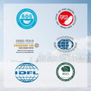 LESNNCIER Cal King Size Goose Down Comforter, Ultra Soft 100% Egyptian Cotton