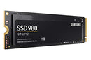 SAMSUNG 980 SSD 1TB PCle 3.0x4, NVMe M.2 2280, Internal Solid State Drive