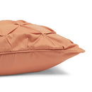 Pinch Pleat Down-Alternative Comforter Bedding Set, Vintage Brick