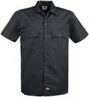 Short Sleeve work utility shirts, Black, XX-Large US