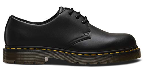 Women's 1461 Slip Resistant Service Boots Food Shoe, Black Industrial Full Grain, 8