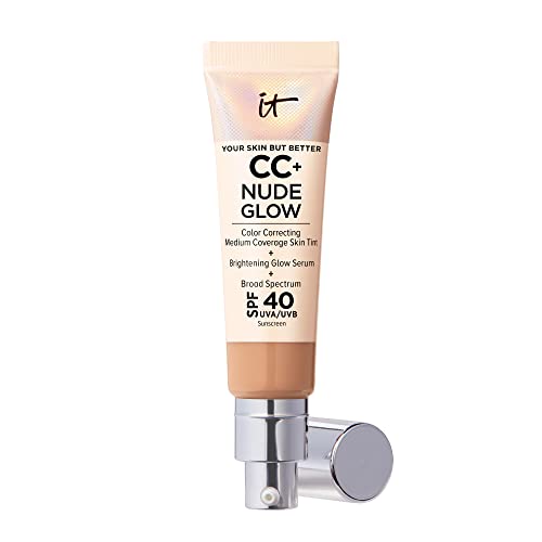 Cc+ Nude Glow Lightweight Foundation + Glow Serum With Spf 40 - With Niacinamide