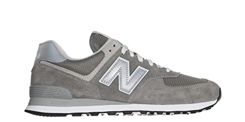 New Balance Men's 574 Core Sneaker, Grey/White, 11