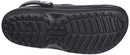 Crocs Unisex-Adult Men's and Women's Classic Lined Clog, Black/Black, 8 Women/6 Men