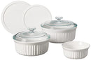 7-Pc Ceramic Bakeware Set with Lids, Chip and Crack Resistant Stoneware Baking Dish