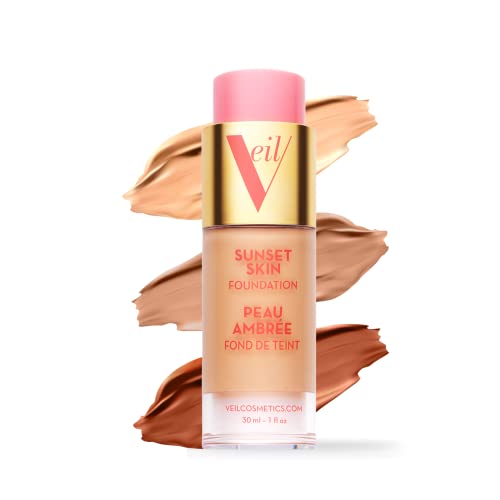 Sunset Skin Liquid Foundation | 4N | Buildable Coverage | Water-Resistant, Hypoallergenic