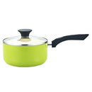 Cook N Home Ceramic Coating cookware Set, 10-Piece, Green
