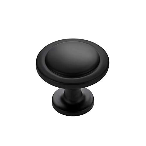 30 Pack 1-1/4 inch Kitchen Cabinet Knobs Drawer Knobs Dresser Knobs Matte Black