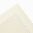 Ecru and Black Premium Stationery Paper Set, Letter Size (24 Envelopes, 48 Sheets)