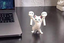 【Upgraded Anti-Drop】 Magnetic Cute Dance Cat Airpod Holder Headphone